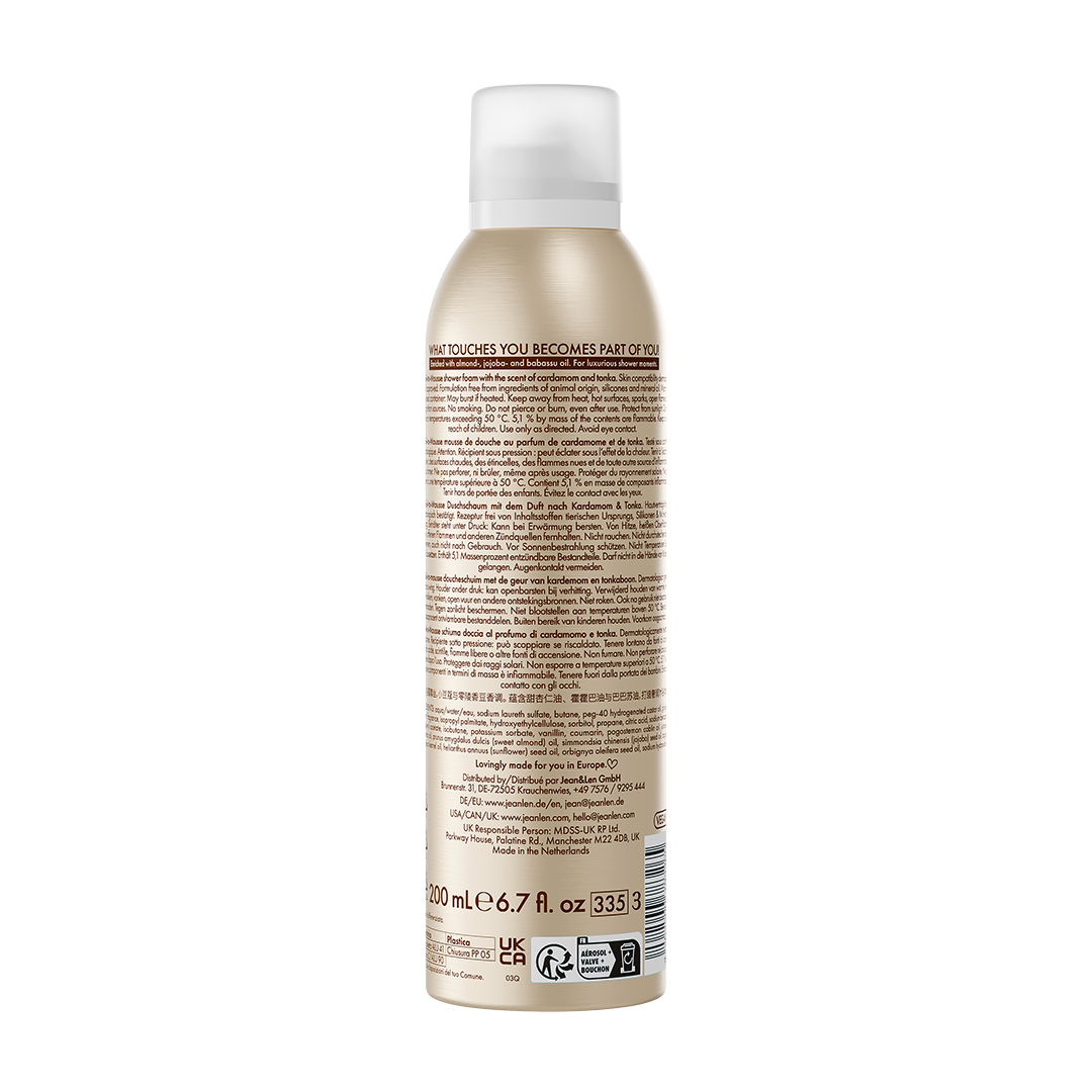 Jean&Len Shower Gel to Mousse Cardamom/Tonka, 200ml Moodshot 1 2