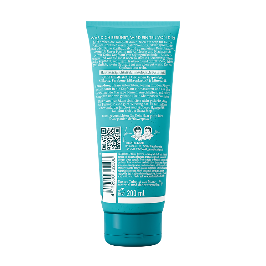 Jean&Len Kopfhaut Peeling Pink Grapefruit/Spirulina, 200 ml Moodshot 1 4