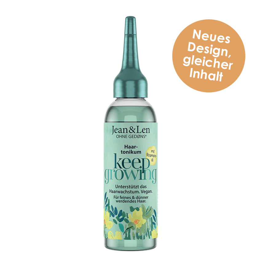 Jean&Len Haartonikum Rosmarin, 75 ml Produktansicht Vorne