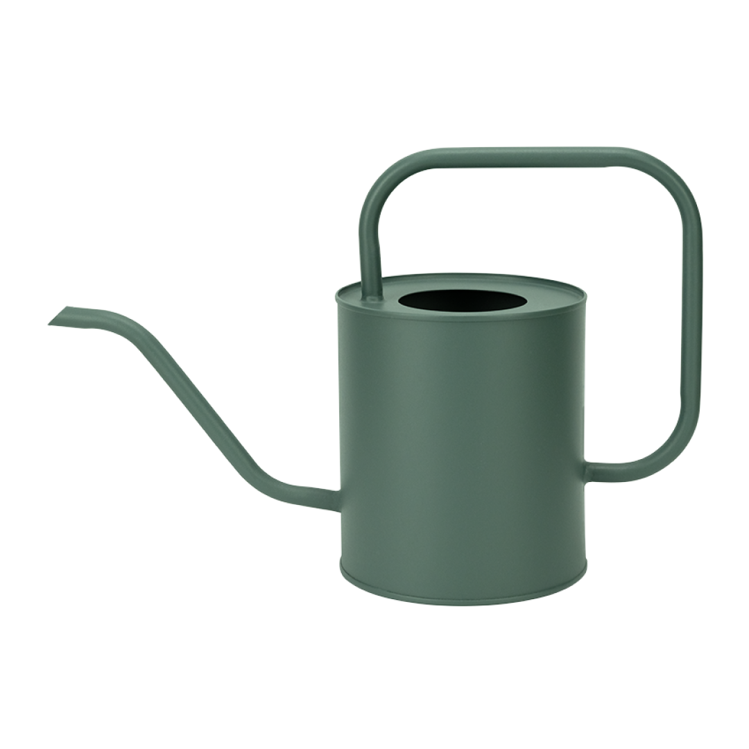 Jean&Len Gießkanne, Metall, dunkelgrün, 1,3 L Produktansicht Vorne