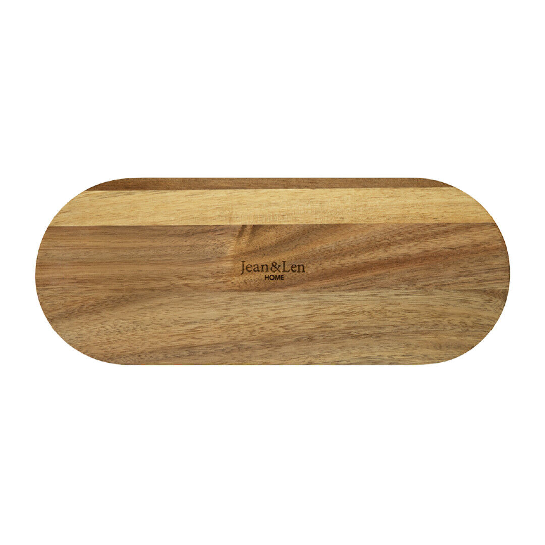 Jean&Len Holz Tray, Akazienholz, 30 x 12 x 1,8 cm zusätzliche Produktansicht