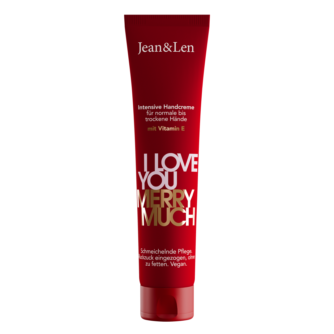 Jean&Len Handcreme I Love You Merry Much, 75ml Produktansicht Vorne