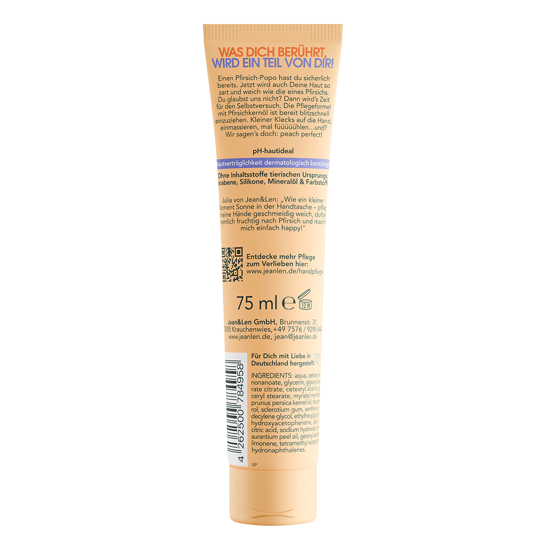 Jean&Len Handcreme You're Peach Perfect, 75 ml Moodshot 1 4
