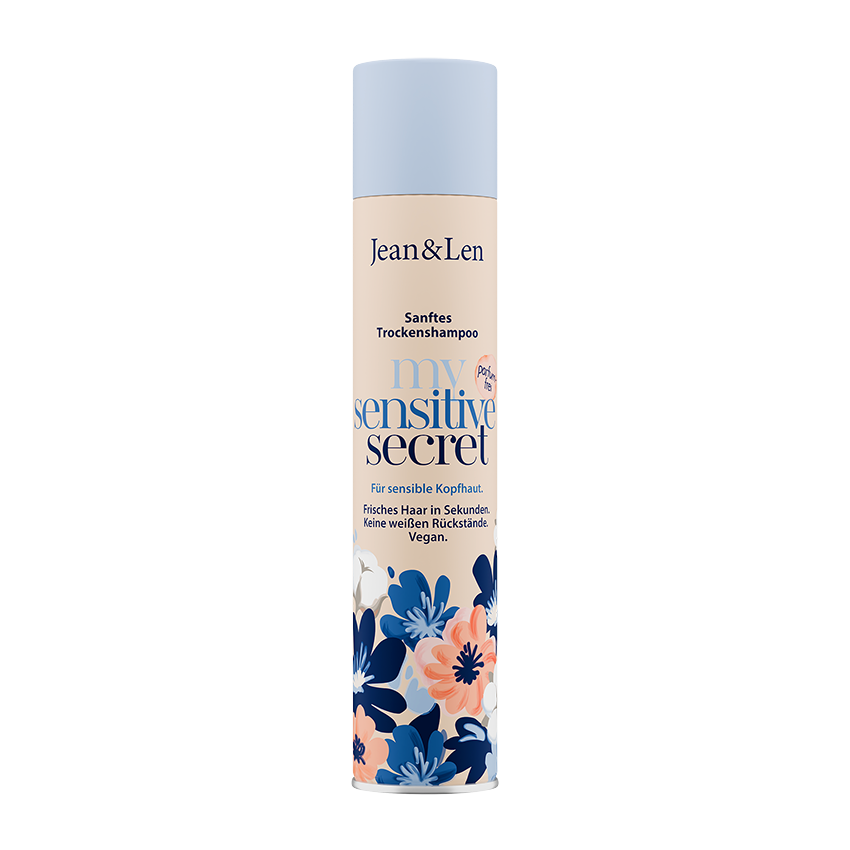 Jean&Len Trockenshampoo my sensitive secret, 200 ml Produktansicht Vorne