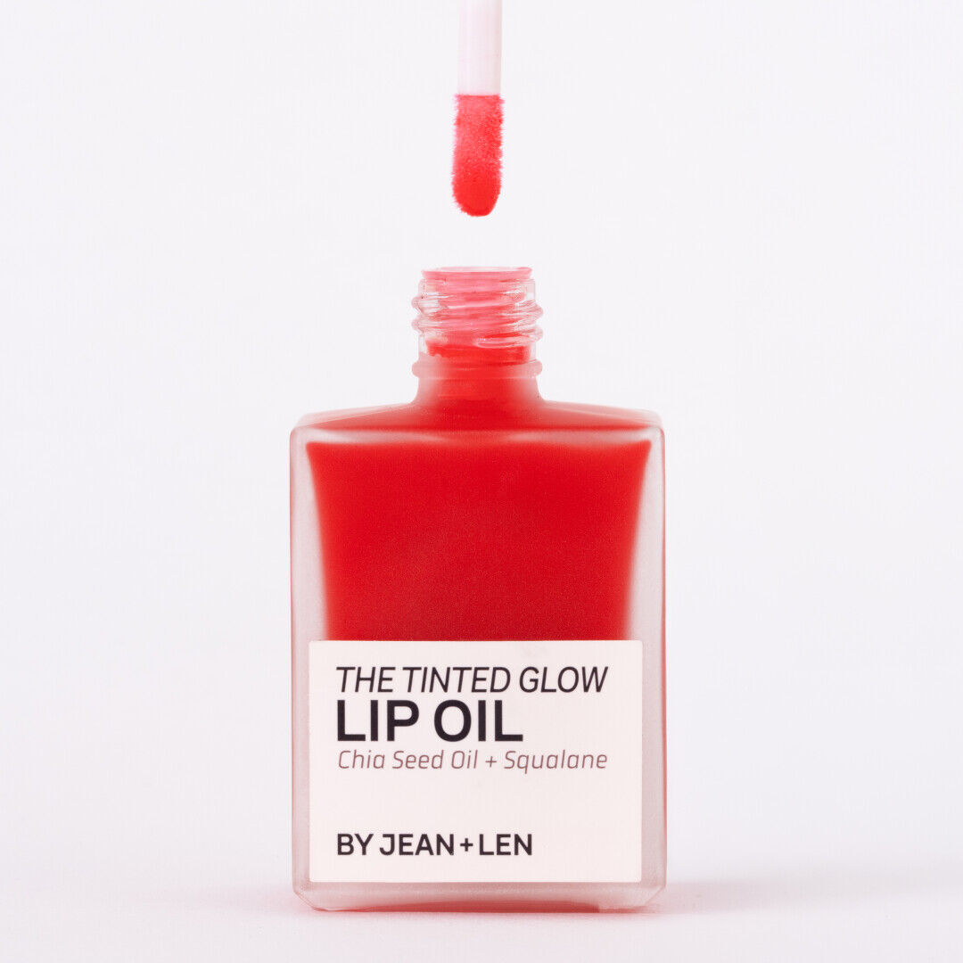 Jean&Len The Tinted Glow Lip Oil 010 Poppy Red, 14 ml Moodshot 4