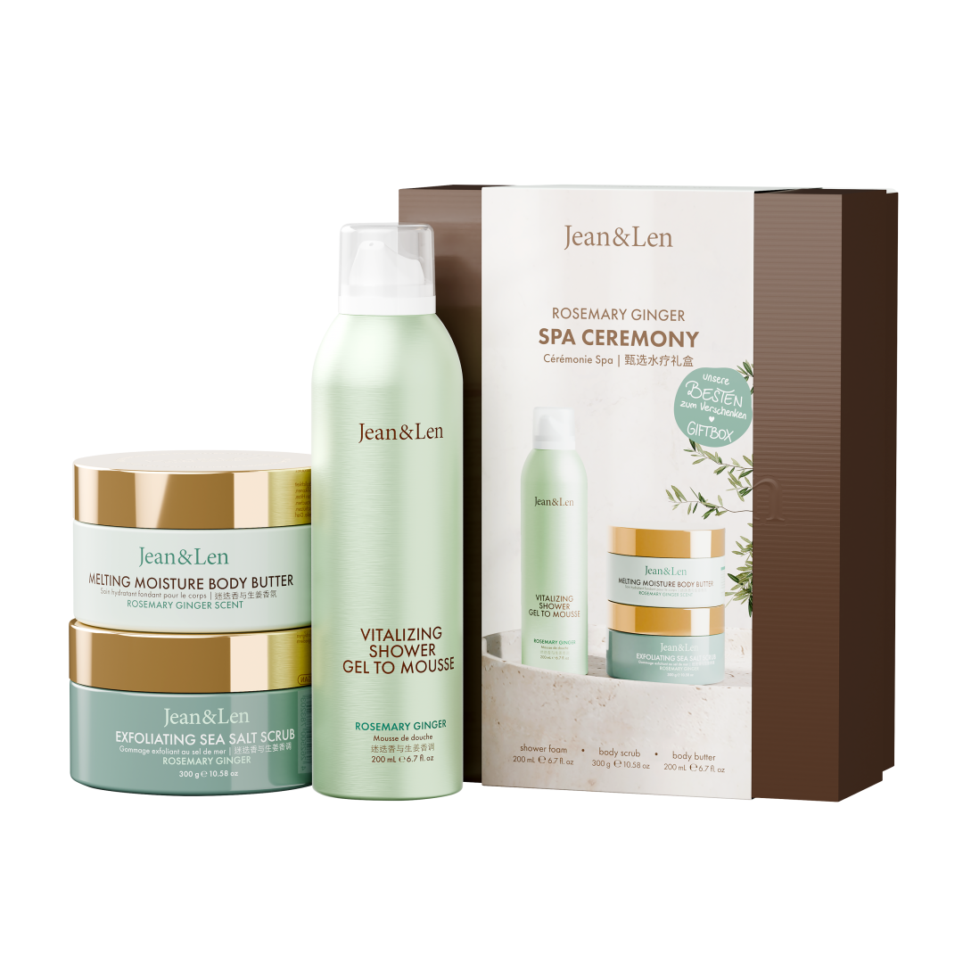 Jean&Len Spa Ceremony Giftbox Rosemary/Ginger Produktansicht Vorne