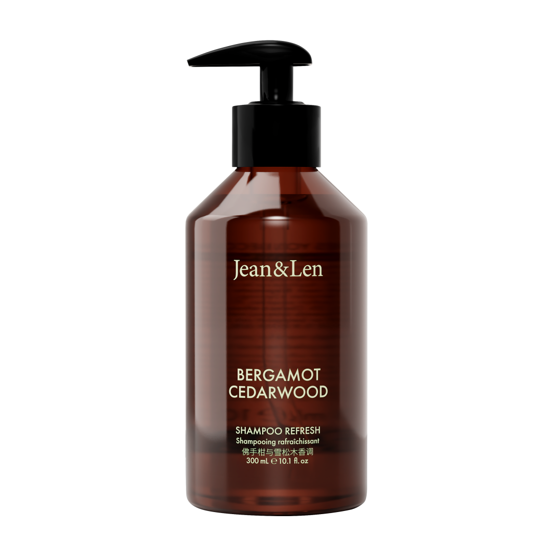 Jean&Len Shampoo Bergamot/Cedarwood, 300 ml Produktansicht Vorne