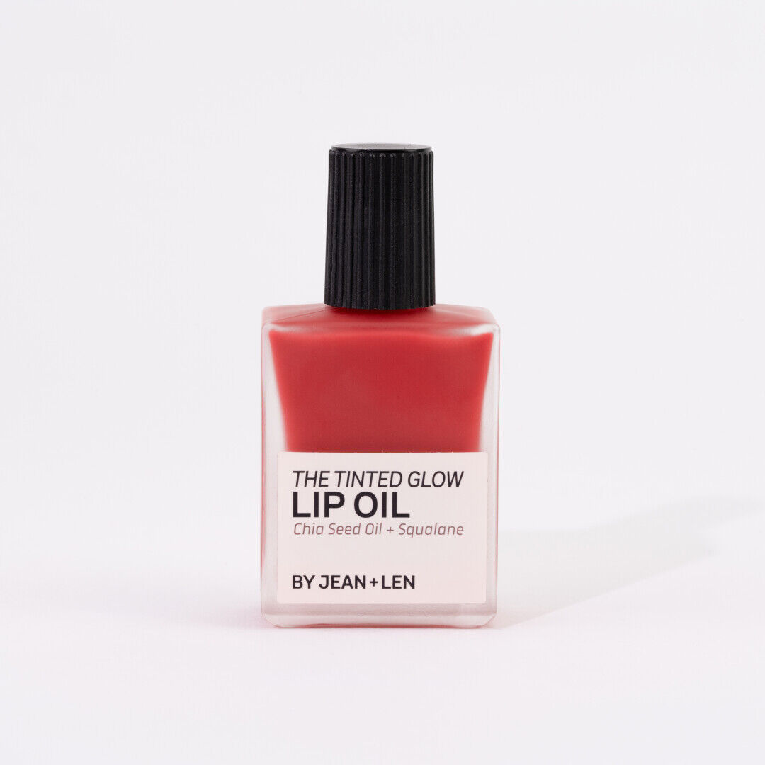 Jean&Len The Tinted Glow Lip Oil 040 Rhubarb Glaze, 14 ml Moodshot 1