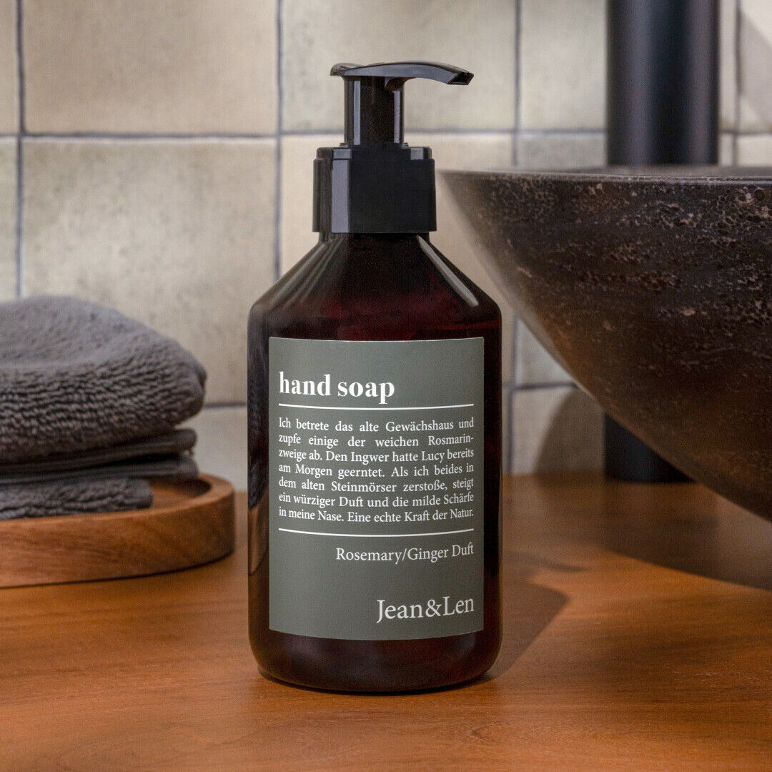 Jean&Len Handseife Rosemary/Ginger, 250 ml Moodshot 1
