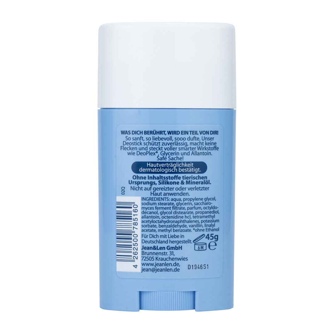 Jean&Len Deostick Pure Cotton Power, 45 g Produktansicht Hinten