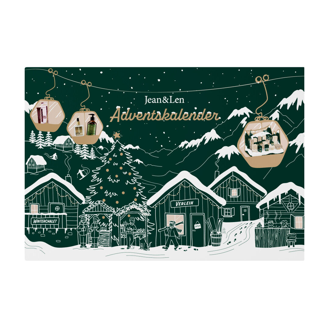 Jean&Len Adventskalender 2026 Produktansicht Kartonage