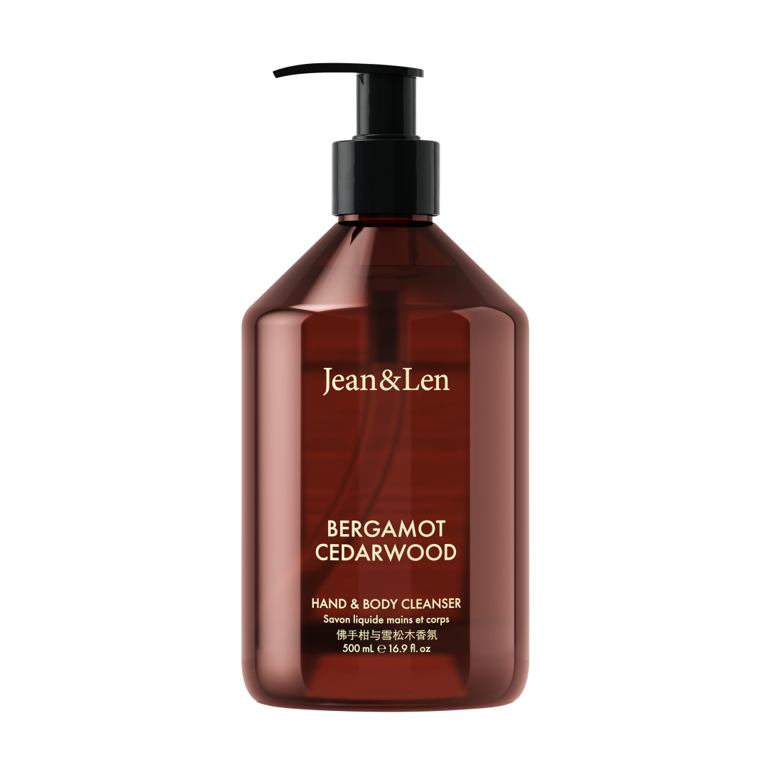 Jean&Len Hand & Body Cleanser Bergamot/Cedarwood Produktansicht Vorne