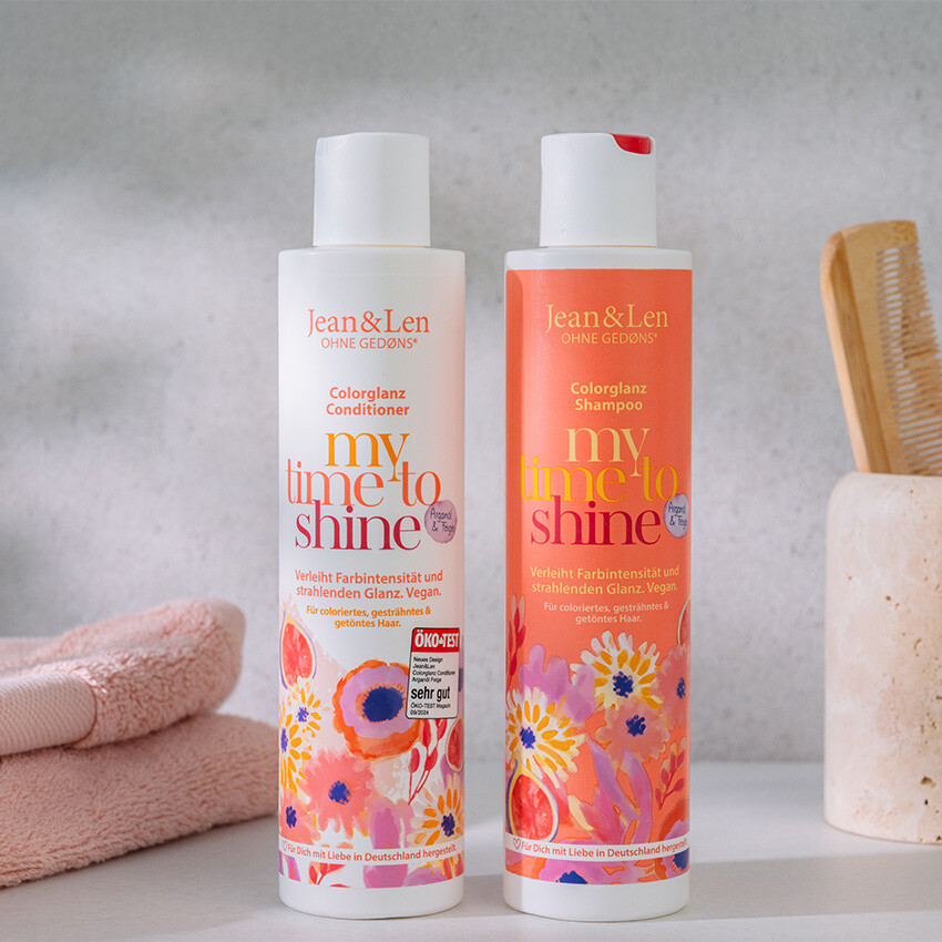 Jean&Len Colorglanz Shampoo Arganöl/Feige, 300 ml Moodshot 1 3