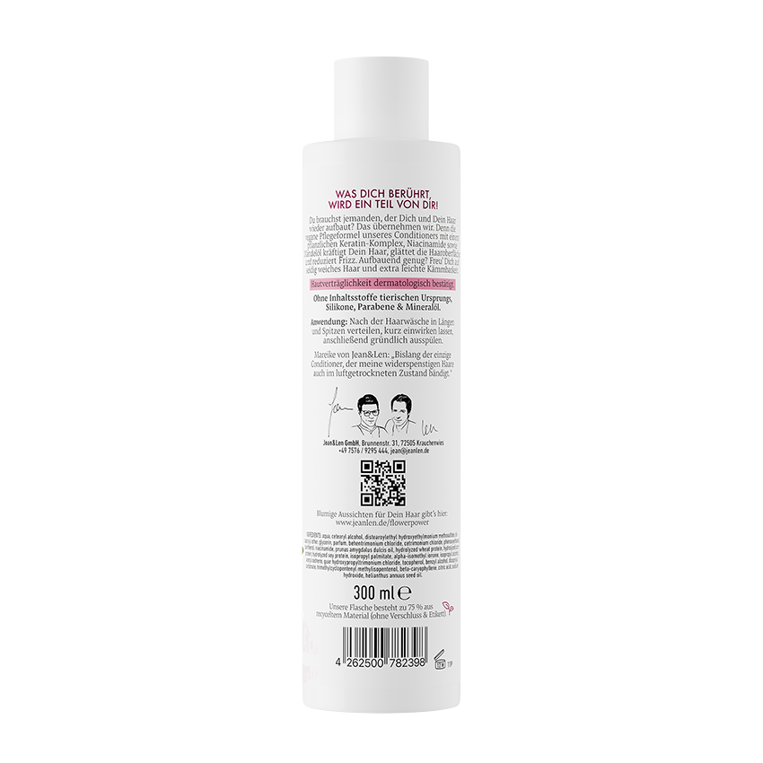 Jean&Len Pflegender Aufbau Conditioner mit pflanzlichem Keratin - vegane Haarpflege Moodshot 1 5