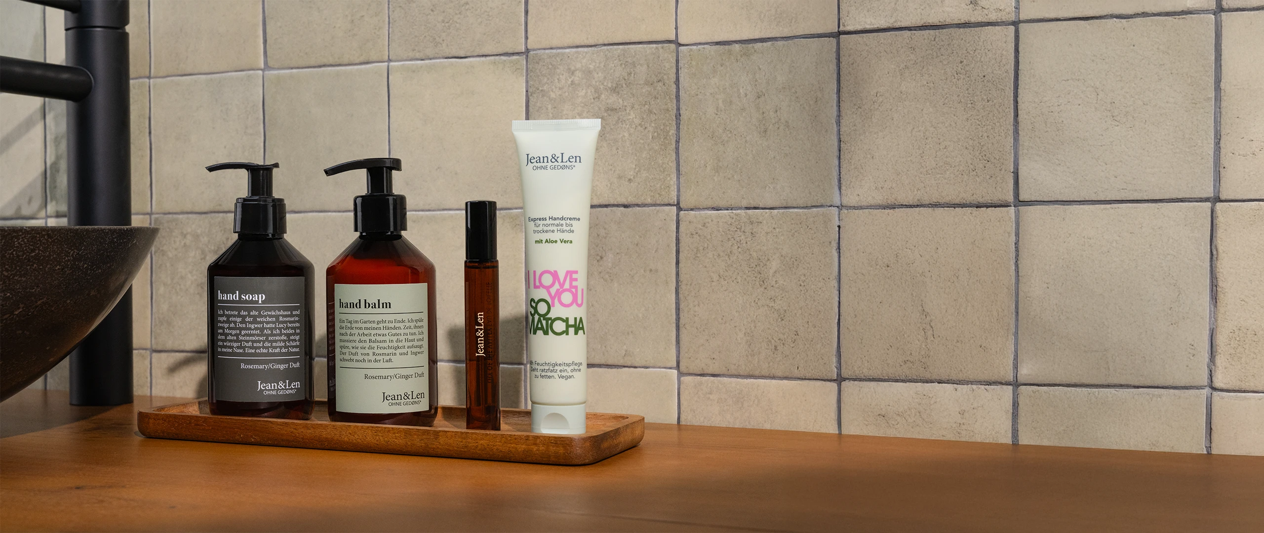 Jean und Len limitiertes Geburtstagsset.