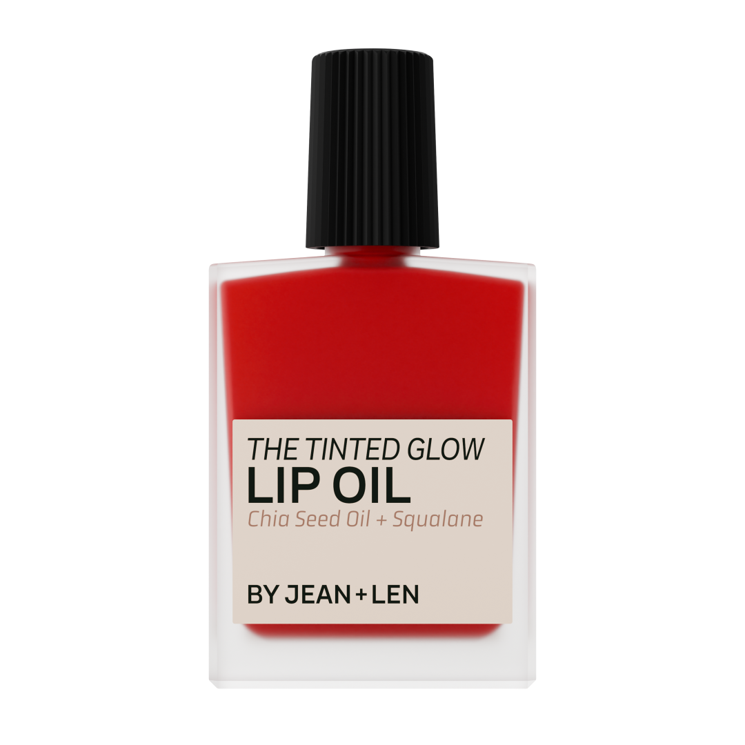 Jean&Len The Tinted Glow Lip Oil 010 Poppy Red, 14 ml Produktansicht Vorne