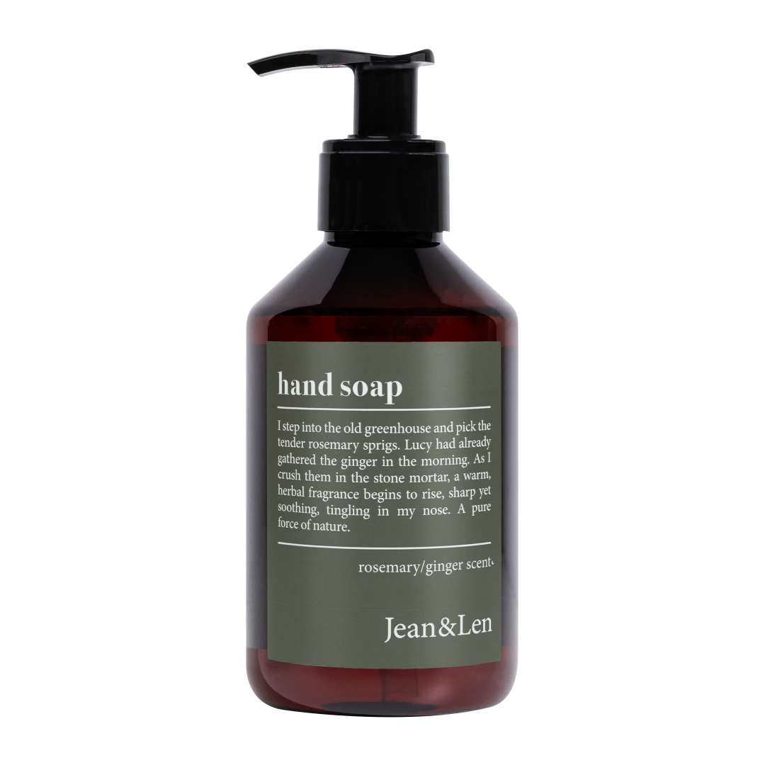 Jean&Len Handseife Rosemary/Ginger, 250 ml Produktansicht Vorne