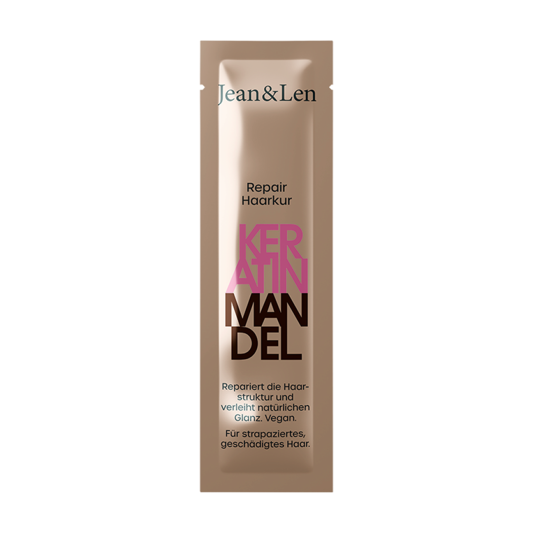 Jean&Len Repair Haarkur Keratin/Mandel, 20 ml Produktansicht Vorne