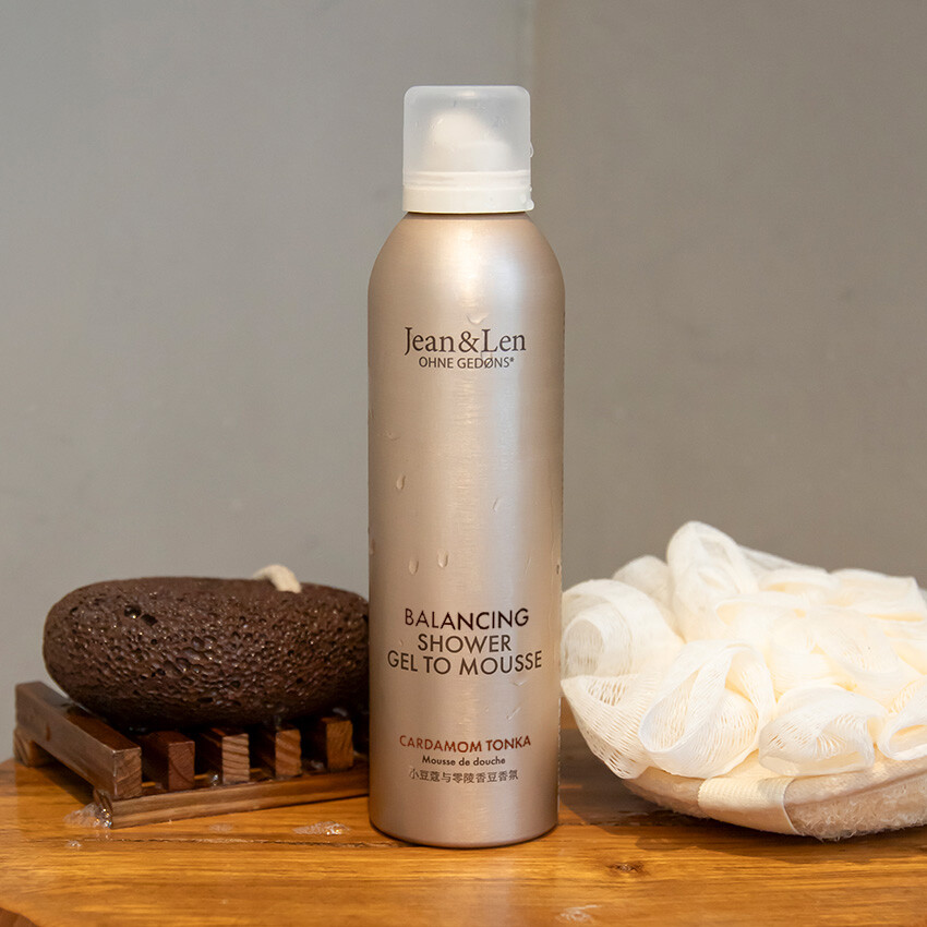 Jean&Len Shower Gel to Mousse Cardamom/Tonka, 200ml Moodshot 1 1