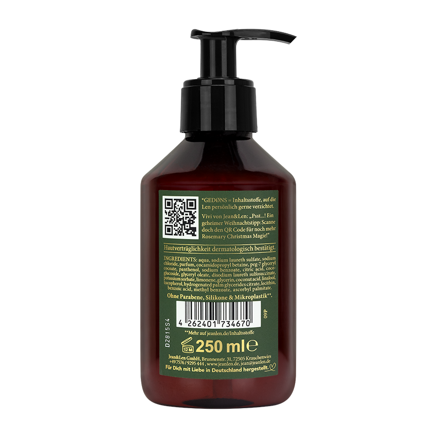Hand Soap Rosemary/Ginger Christmas Limited Edition, 250 ml — image 2