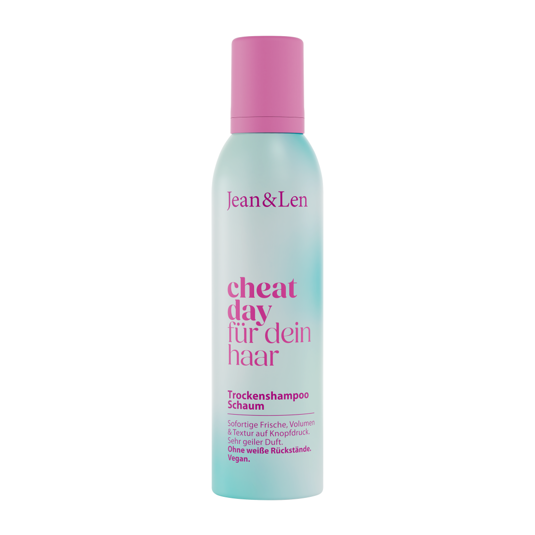 Jean&Len Trockenshampoo Schaum, 200 ml Produktansicht Vorne