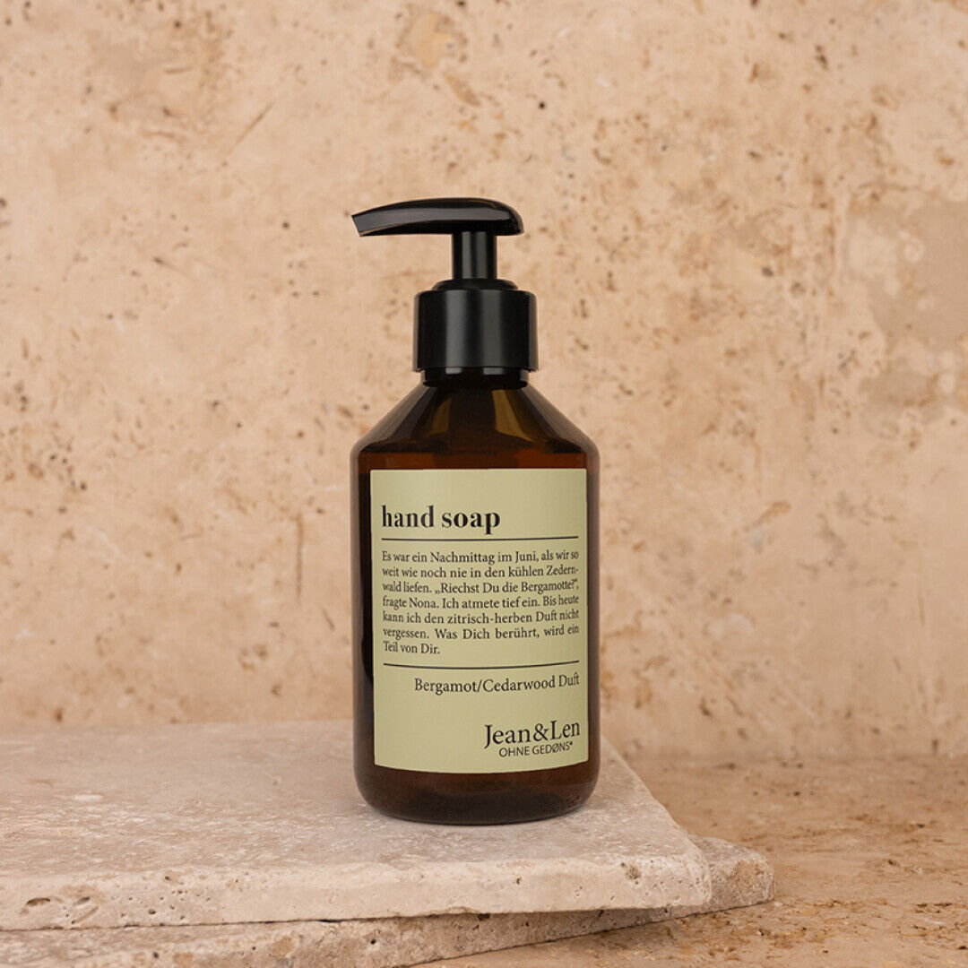 Jean&Len Hand Soap Bergamot/Cedarwood, 250 ml Moodshot 1 2