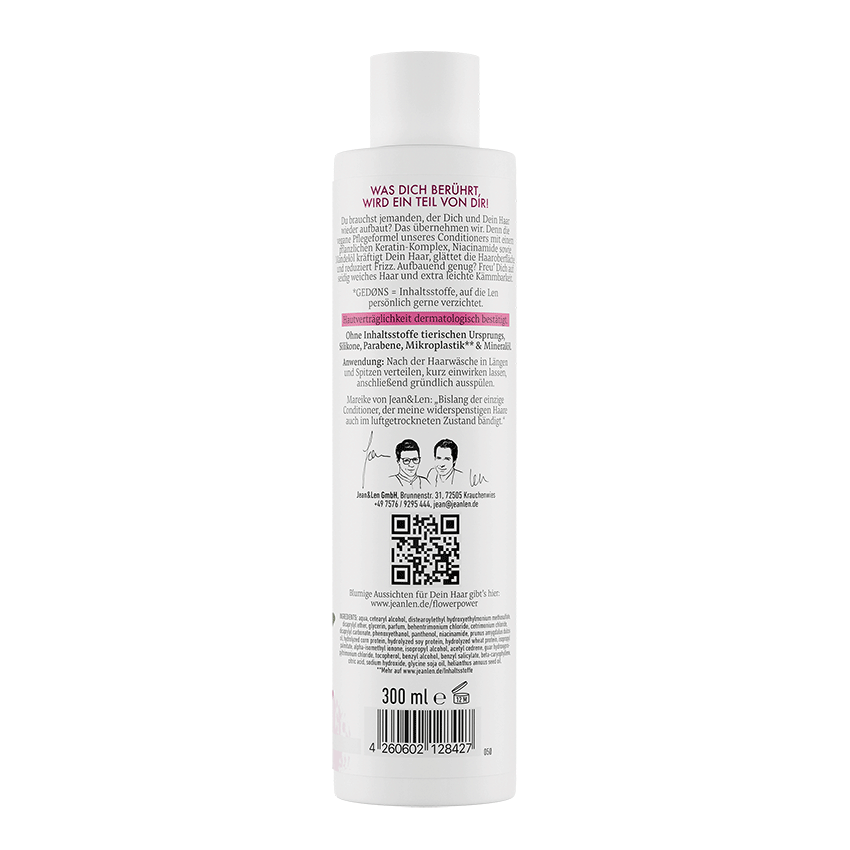 Jean&Len Pflegender Aufbau Conditioner mit pflanzlichem Keratin - vegane Haarpflege Moodshot 1 1