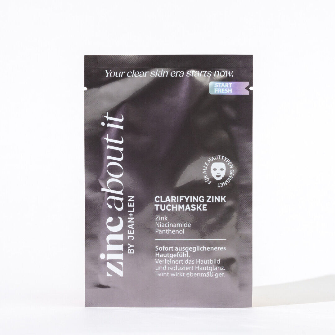 Jean&Len Clarifying Zinc Tuchmaske, 1 St Moodshot 1