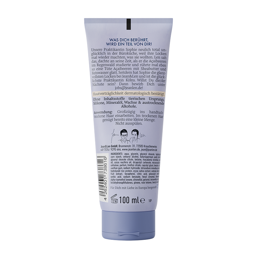 Jean&Len Curling Cream Reiswasser/Acaibeere, 100 ml  Moodshot 1 4