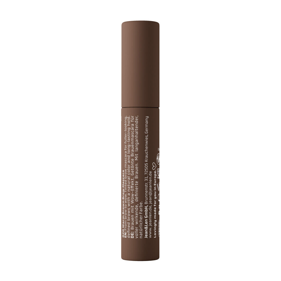 Jean&Len The Tinted Fix Brow Mascara 020 Warm Brown, 6 g Produktansicht Hinten