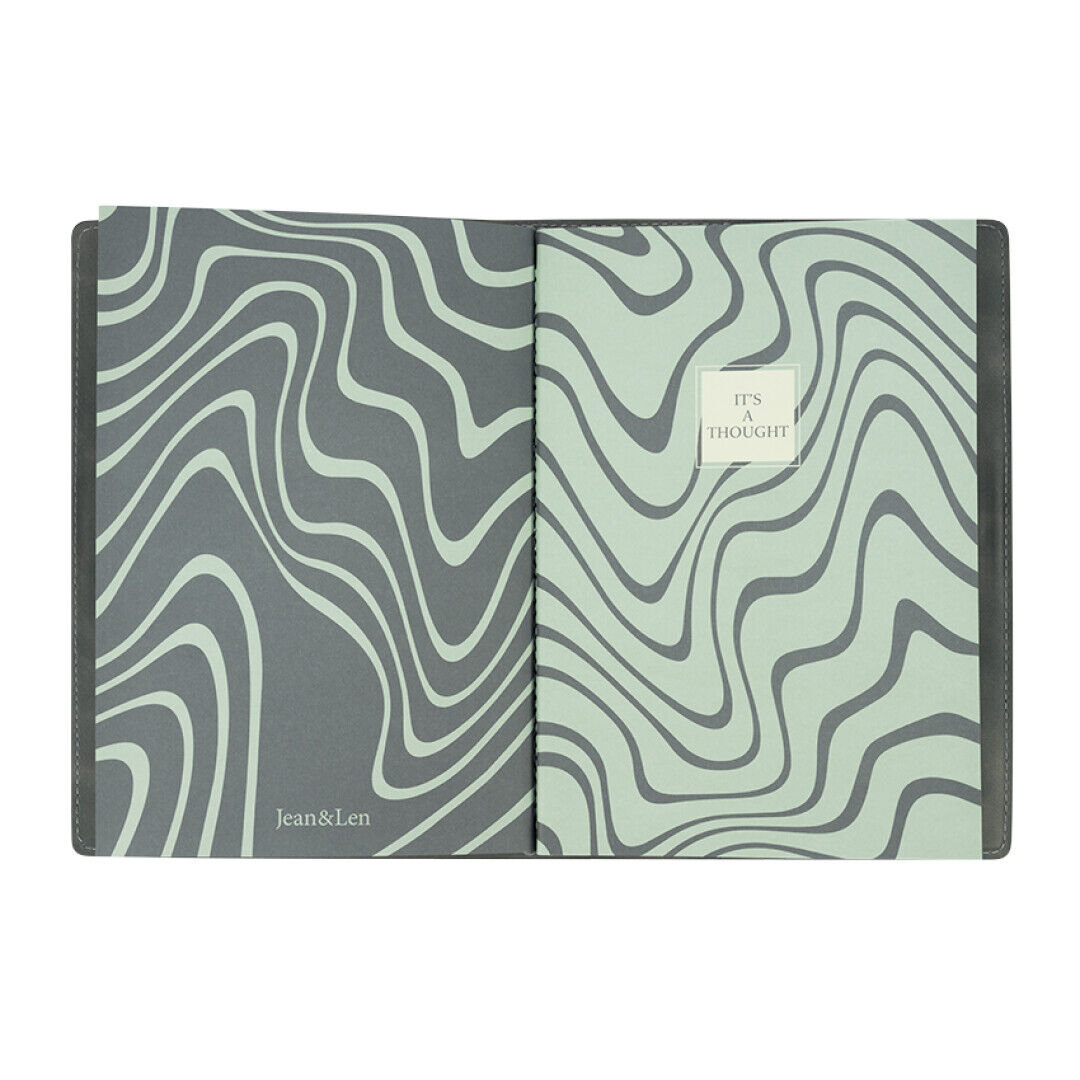 Jean&Len PU-Leder Cover mit zwei Notizheften Moodshot 1 3