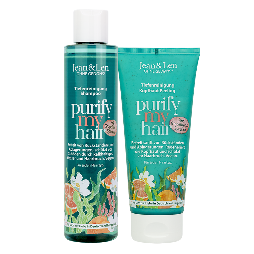 Haarpflegeset Tiefenreinigung Pinkt Grapefruit/Spirulina