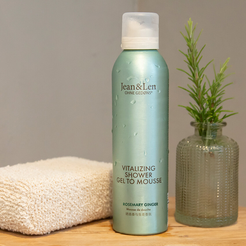 Jean&Len Shower Gel to Mousse Rosemary/Ginger, 200ml Moodshot 1 1