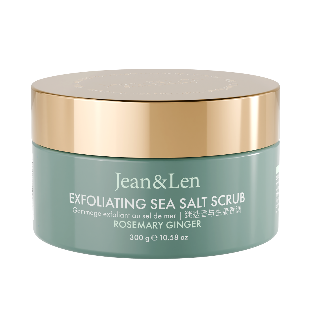 Jean&Len Salt Scrub Rosemary/Ginger INT, 300 g Produktansicht Vorne