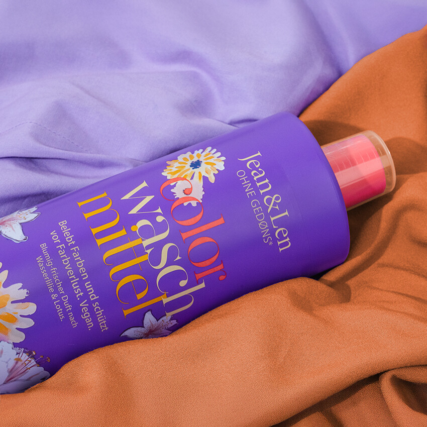 Jean&Len Colorwaschmittel Wasserlilie/Lotus, 1 L Moodshot 1 2