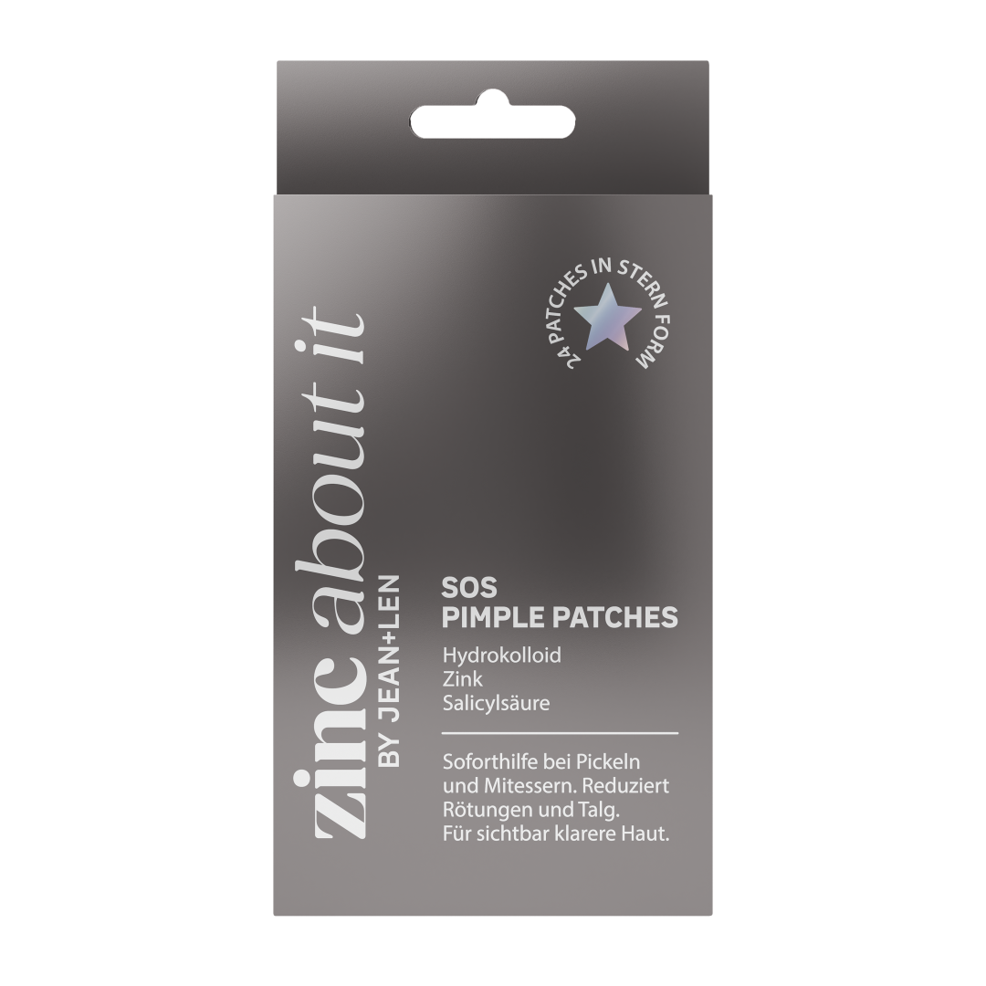 Jean&Len Anti Pickel Patches, zinc about it Produktansicht Vorne