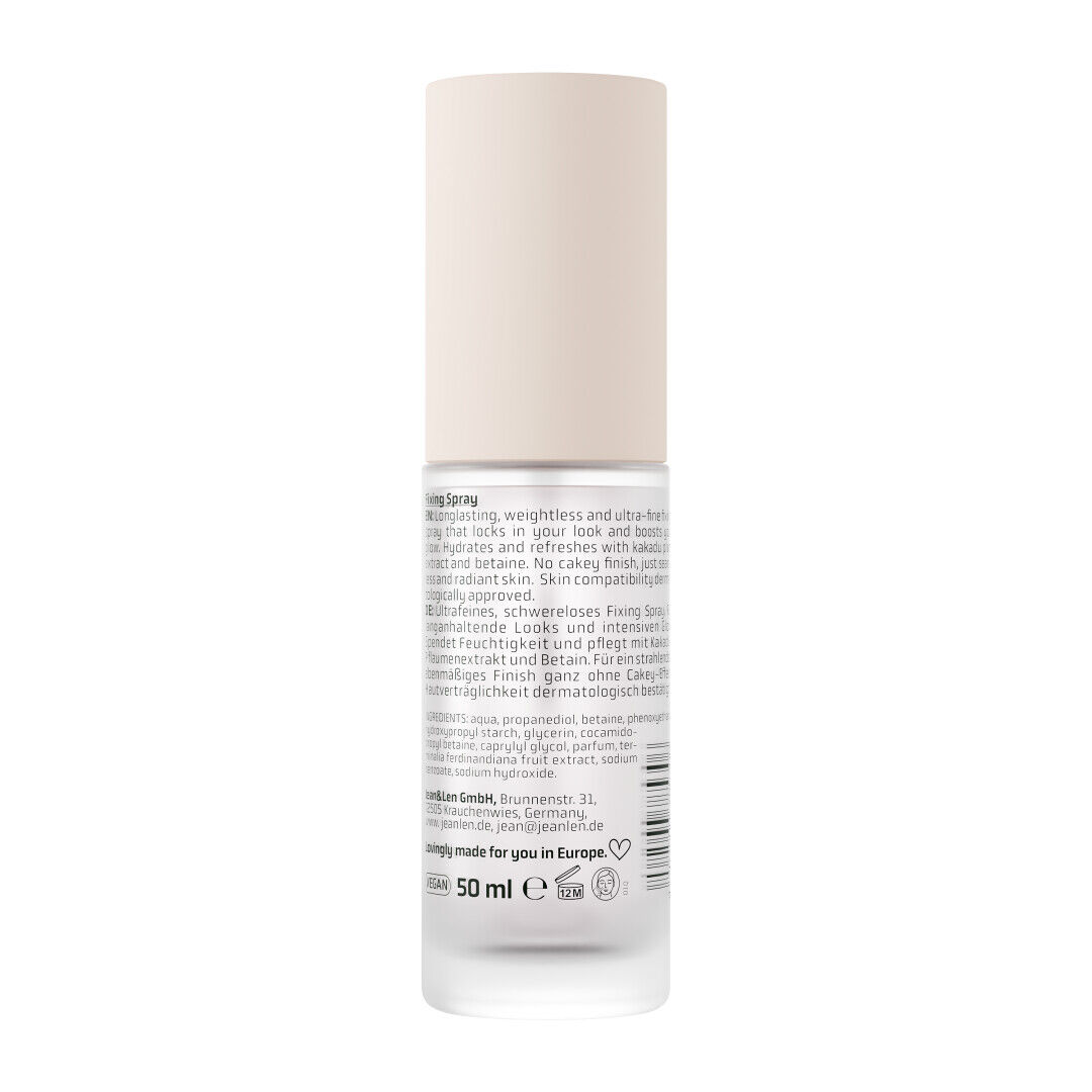 Jean&Len The Flawless Pro Fixing Spray, 50 ml Produktansicht Hinten