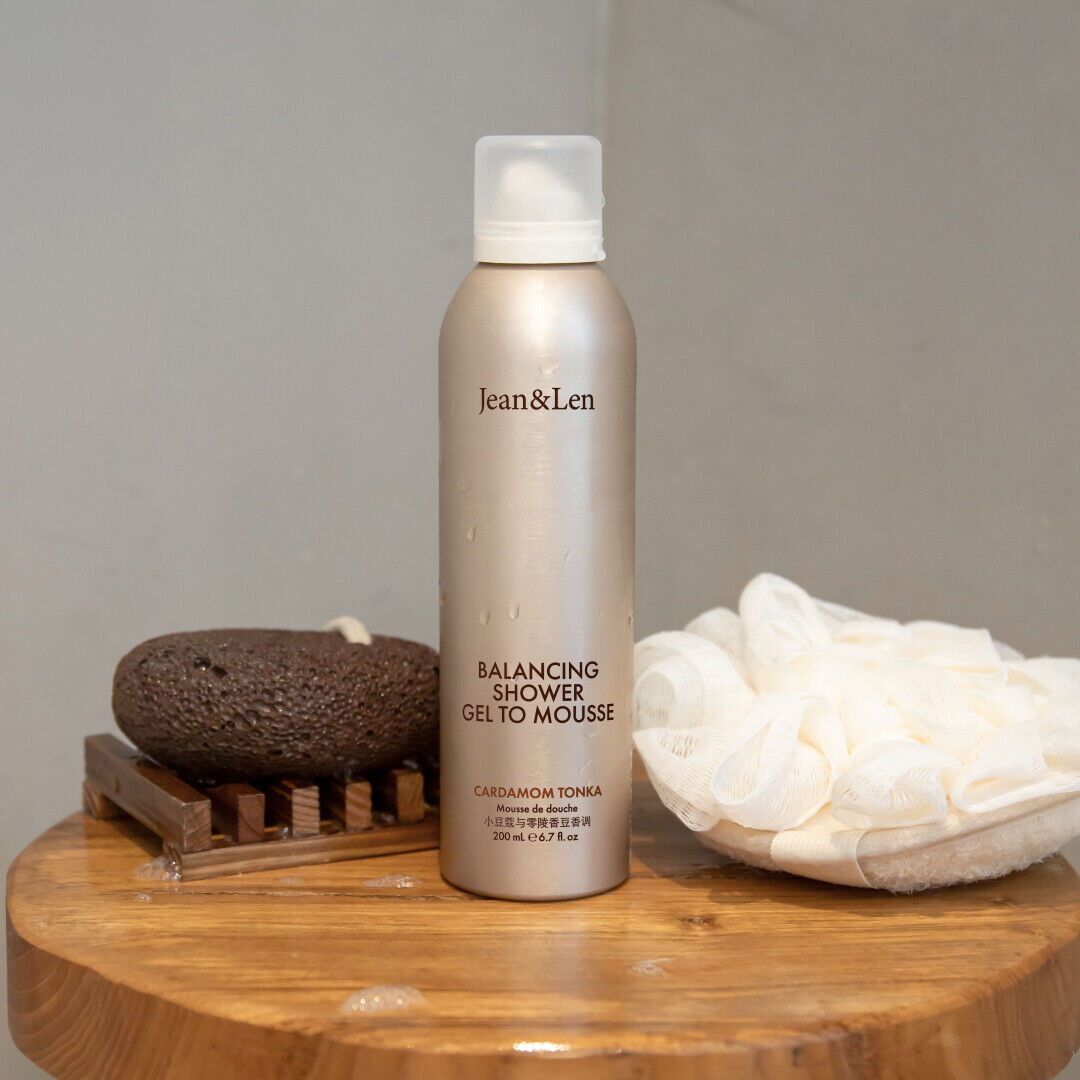 Jean&Len Shower Gel to Mousse Cardamom/Tonka, 200ml Moodshot 2