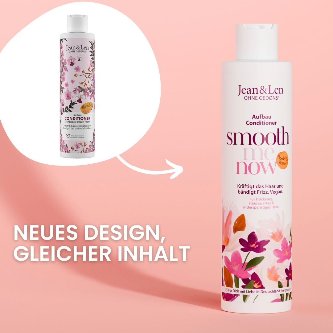 Jean&Len Pflegender Aufbau Conditioner mit pflanzlichem Keratin - vegane Haarpflege Moodshot 1 1