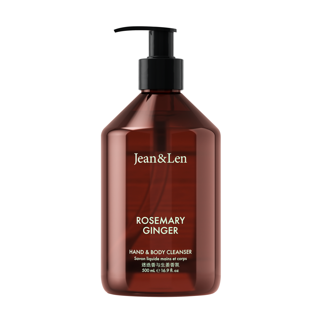 Jean&Len Hand & Body Cleanser Rosemary/Ginger Produktansicht Vorne