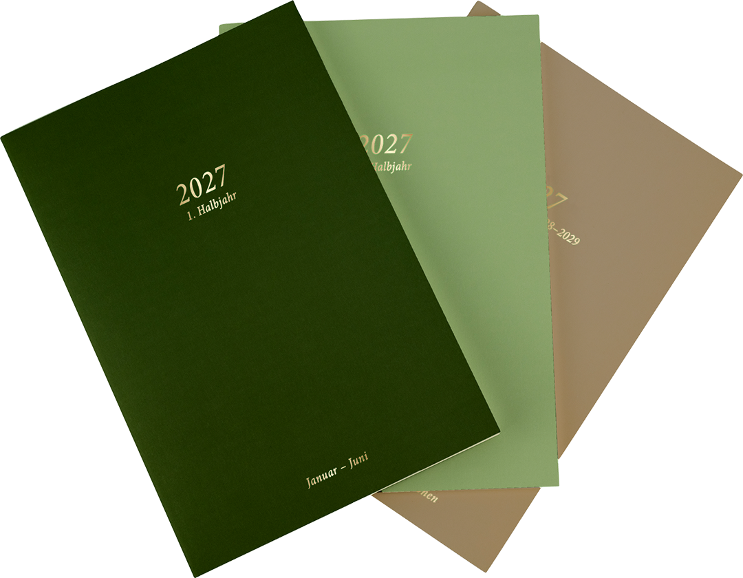 Türchen 07: Set aus 2 Kalenderheften + Notizbuch