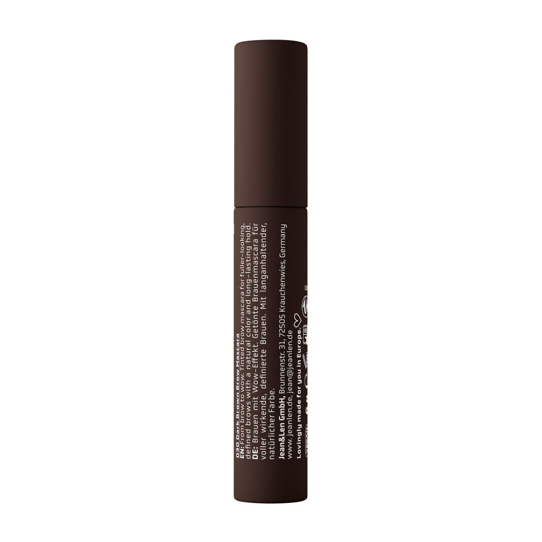 Jean&Len The Tinted Fix Brow Mascara 030 Dark Brown, 6 g Produktansicht Hinten