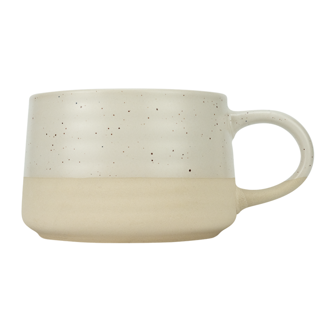 Jean&Len Tasse, Keramik, off-white, 400 ml Produktansicht Vorne