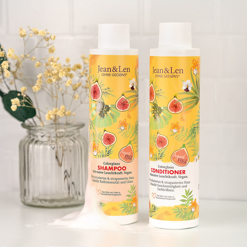 Jean&Len Colorglanz Shampoo Arganöl/Feige, 300 ml Moodshot 2