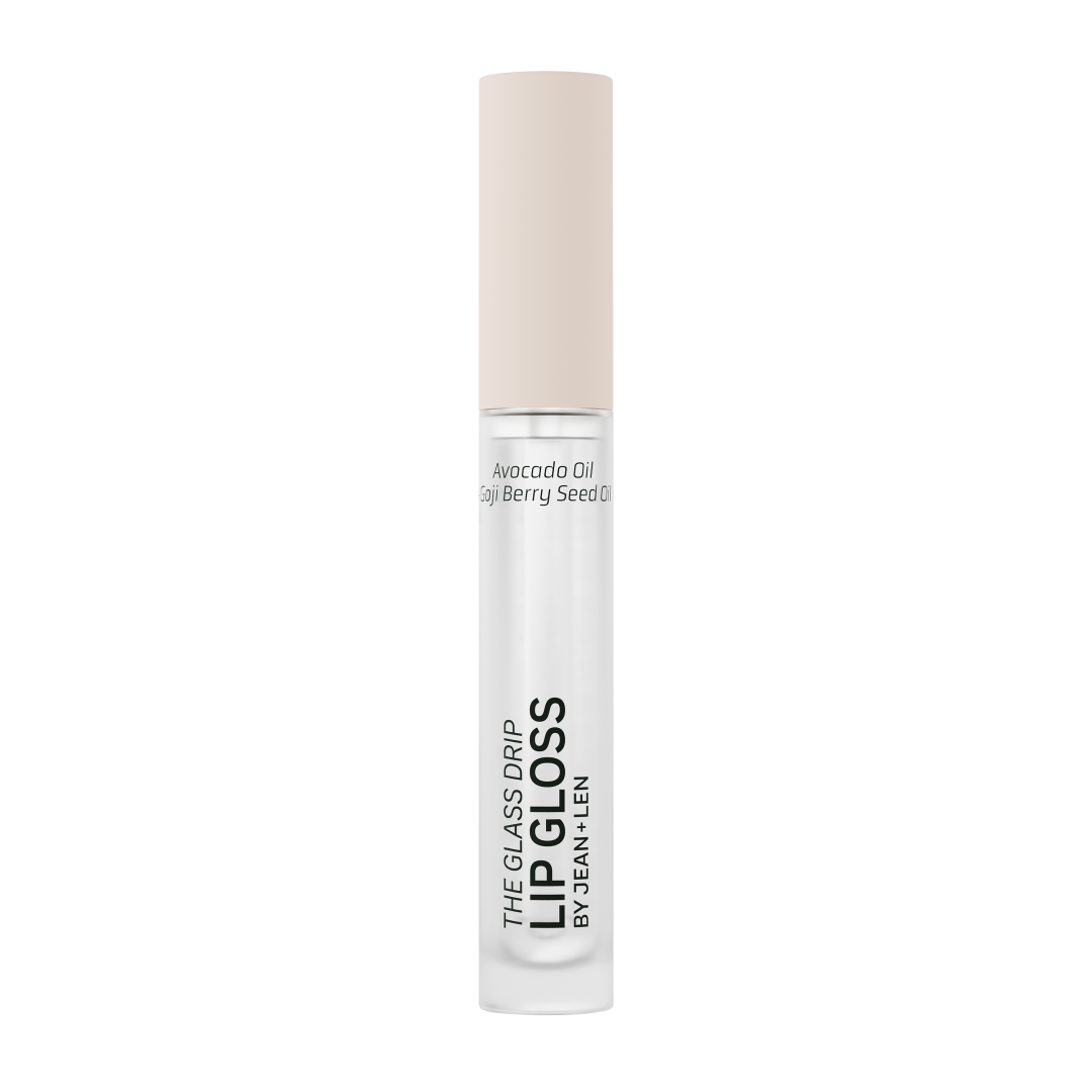 Jean&Len The Glass Drip Lip Gloss 010 Sugar Clear, 4 ml Produktansicht Vorne
