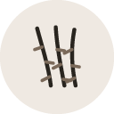 Icon strapaziertes und geschädigtes Haar