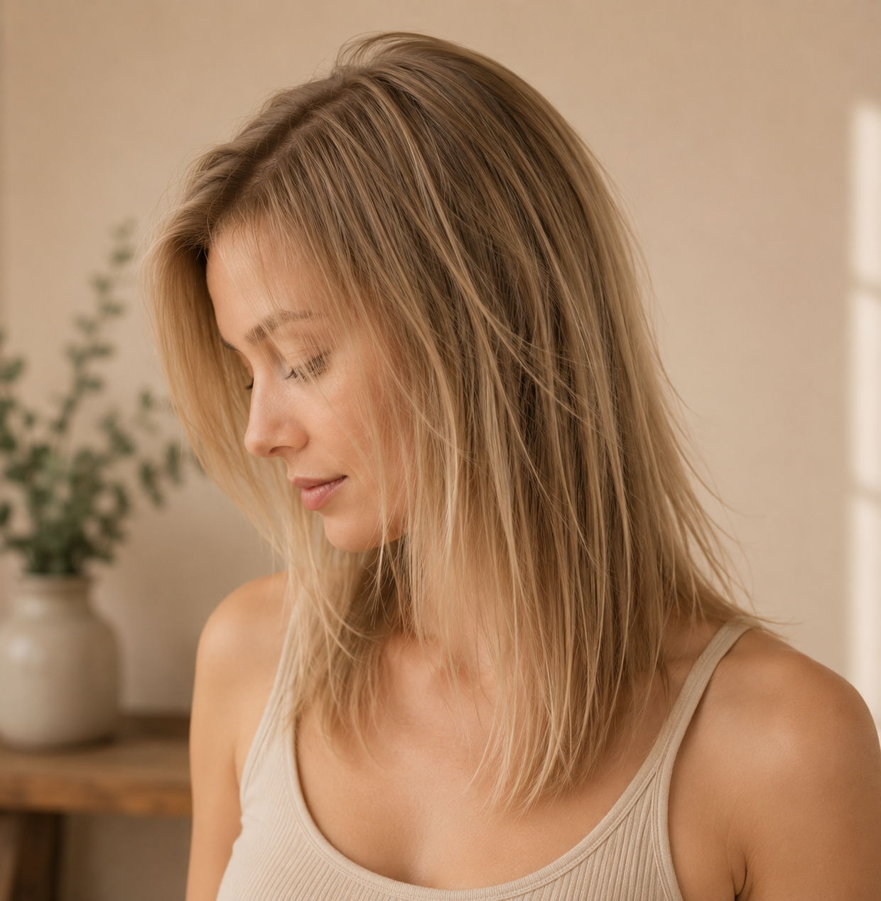 Feines Haar mit mehr Volumen