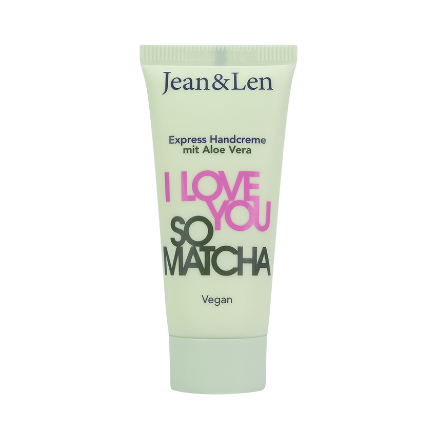 Jean&Len Handcreme So Matcha, 20 ml Produktansicht Vorne