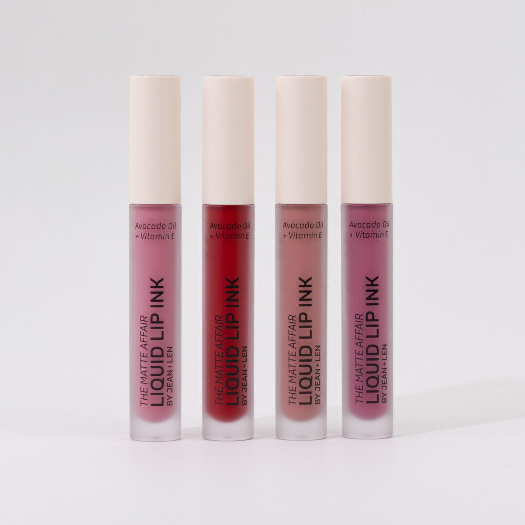 Jean&Len The Matte Affair Liquid Lip Ink 020 Wild Wineberry, 4 ml Moodshot 2