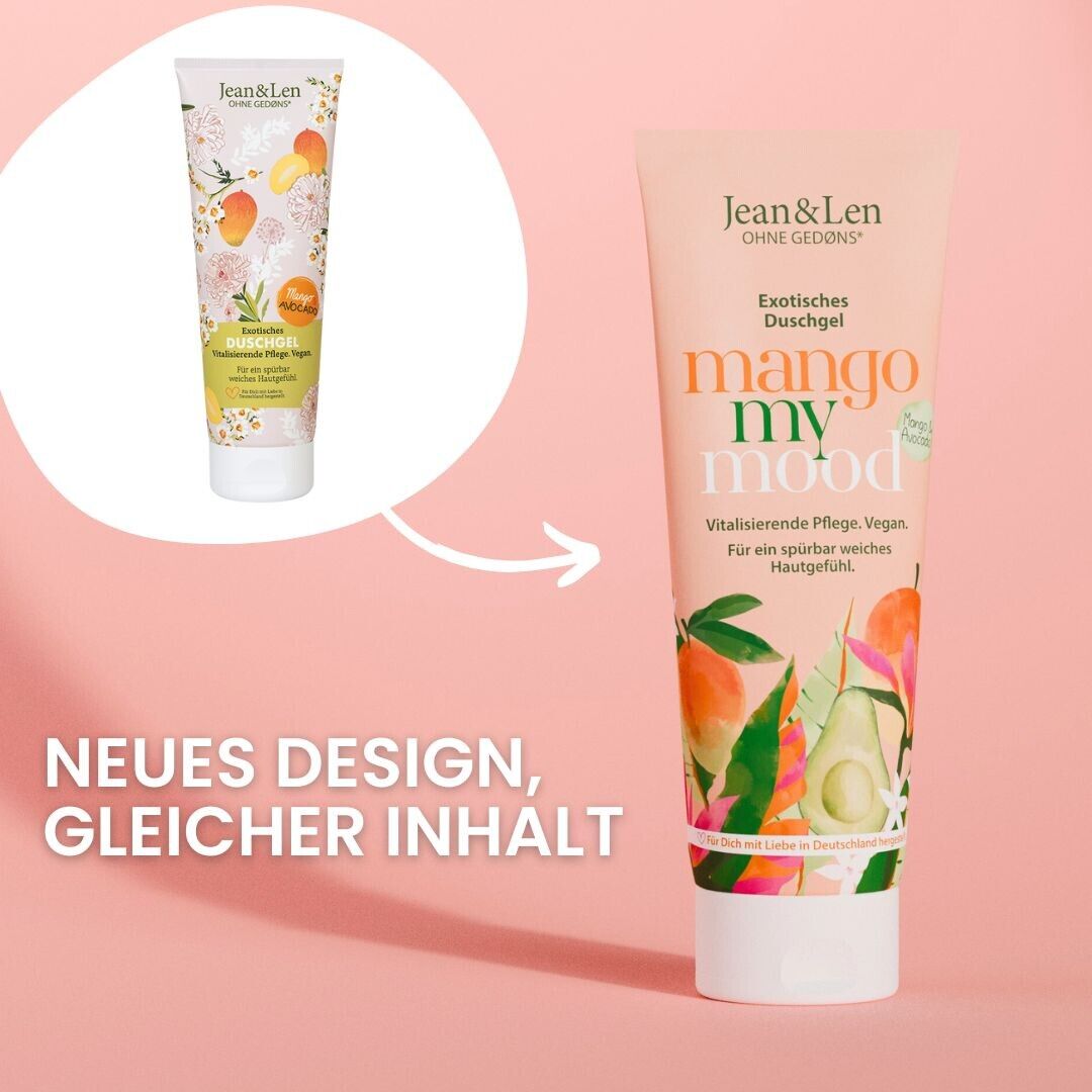 Jean&Len Duschgel Mango/Avocado, 250 ml Moodshot 1 2